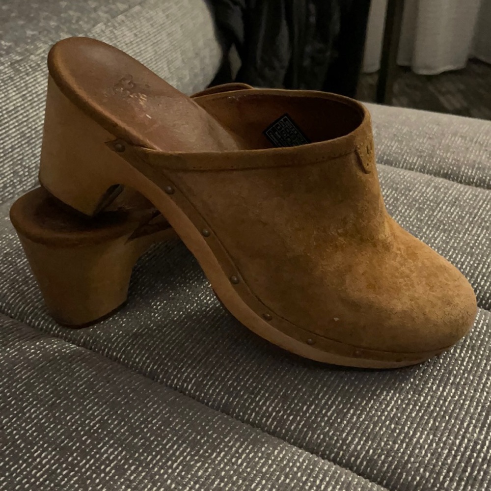 Ugg brown suede mule